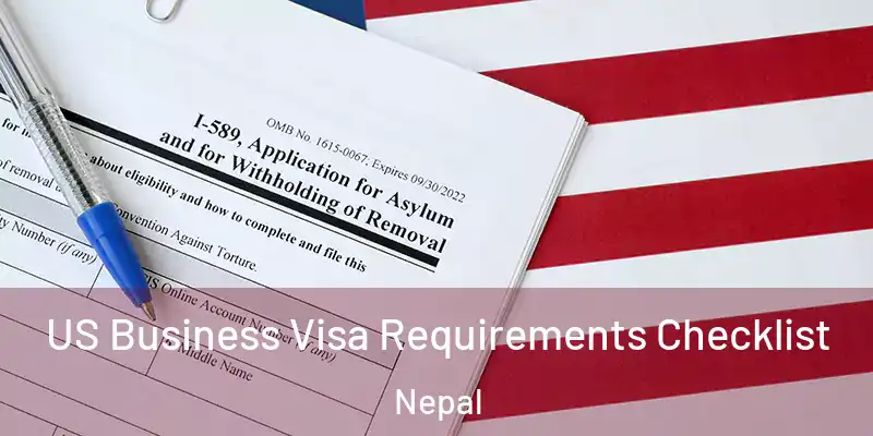  US Business Visa Requirements Checklist Nepal